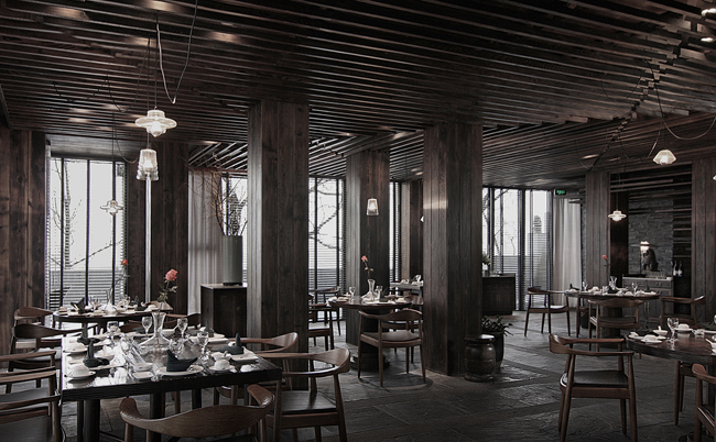 葫芦岛食屋私人餐厅设计21